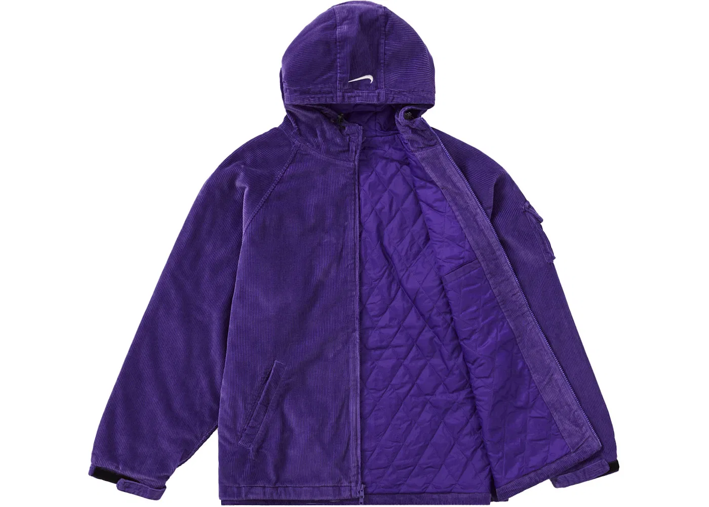 Мужская куртка-худи с принтом Arc Corduroy Supreme, Фиолетовый — фото 2