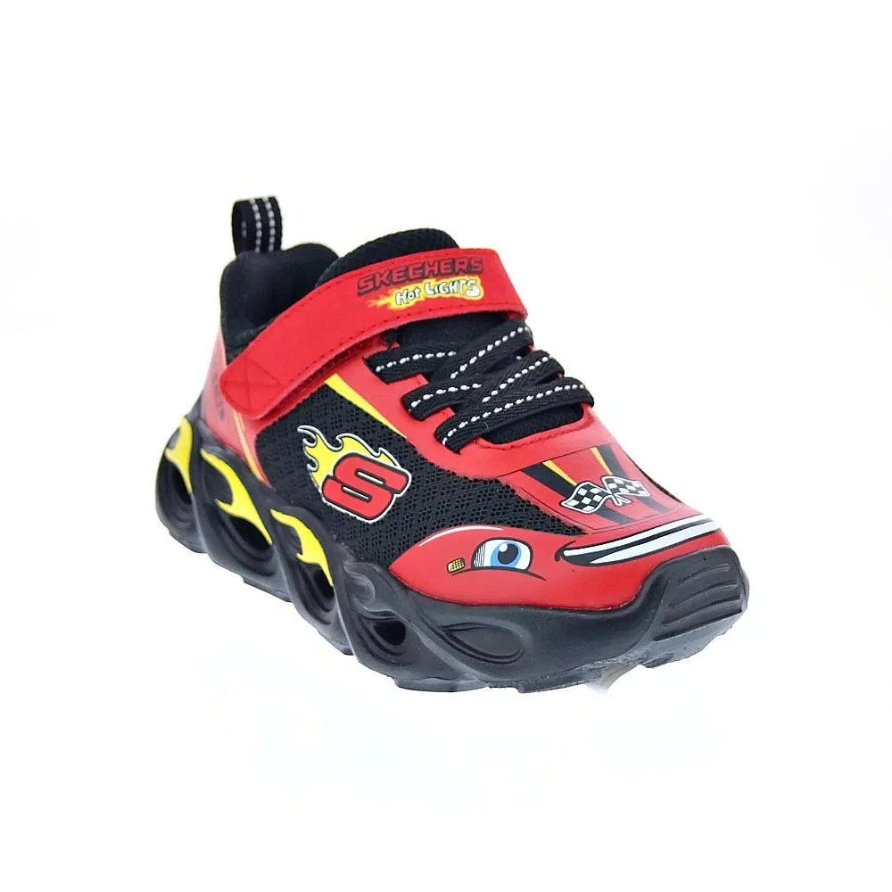 Детские кроссовки для мальчиков Skechers 402306NRDBK, Schwarz Rot — фото 4
