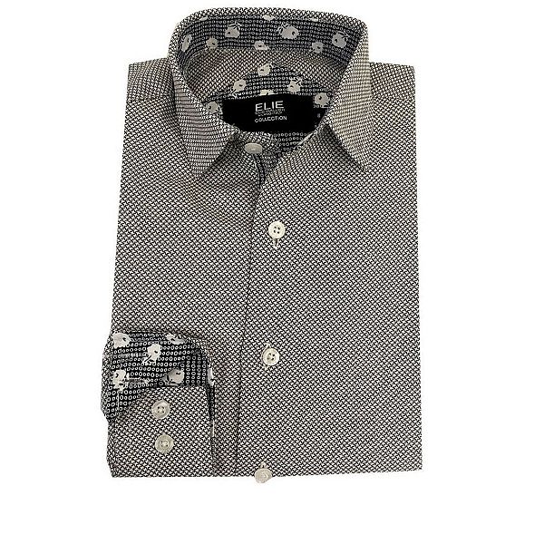 

Мальчиковая рубашка slim fit в микро-гусиную лапку Elie Balleh