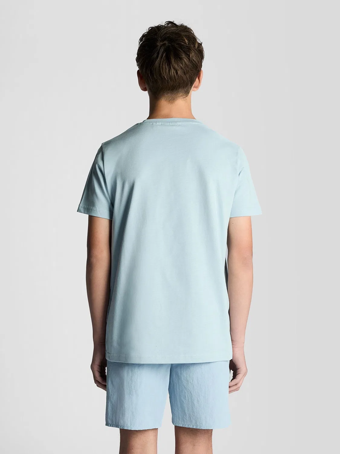 Футболка Lyle & Scott Light Blue — фото 4