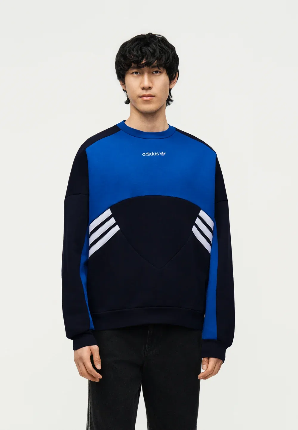 Мюнхенская толстовка унисекс Adidas Originals, Black/Team Royal Blue