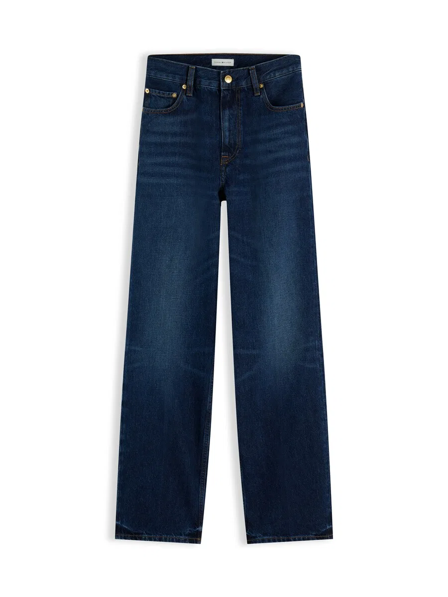 Джинсы TOMMY HILFIGER Regular 'SARAH' темно-синего цвета