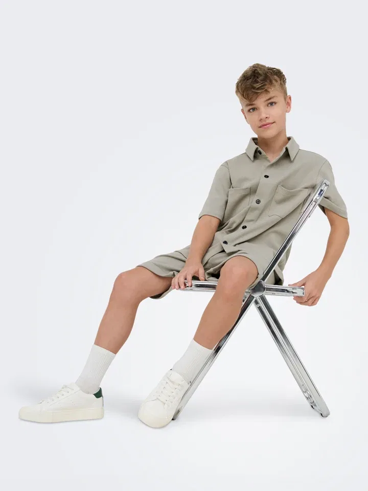 Шорты хлопковые New Only & Sons Junior, хаки