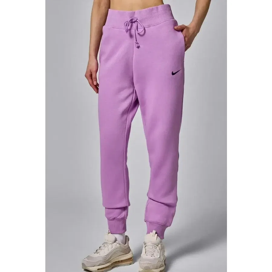 Спортивные брюки с высокой посадкой Phoenix Fleece Nike, Сиреневый