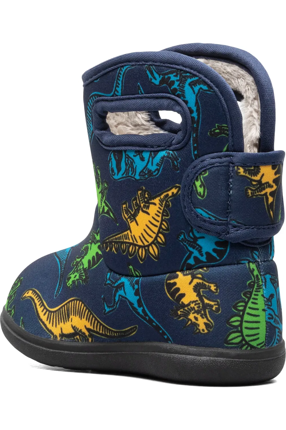 Детские ботинки водонепроницаемые с флисовой подкладкой Baby Bogs II Bogs, Navy Multi — фото 2