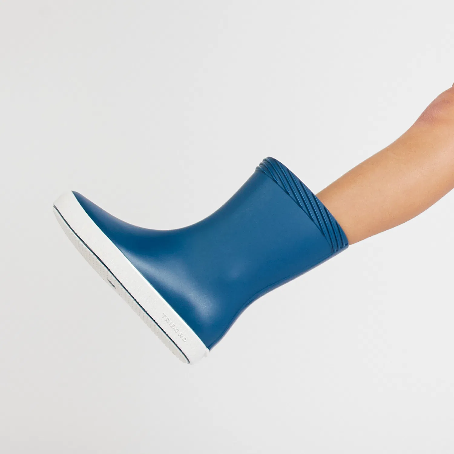 Детские резиновые сапоги Regenstiefel Kinder 100 Decathlon, Цвет Berlinerblau Ultraweiß Karibikgrun — фото 4