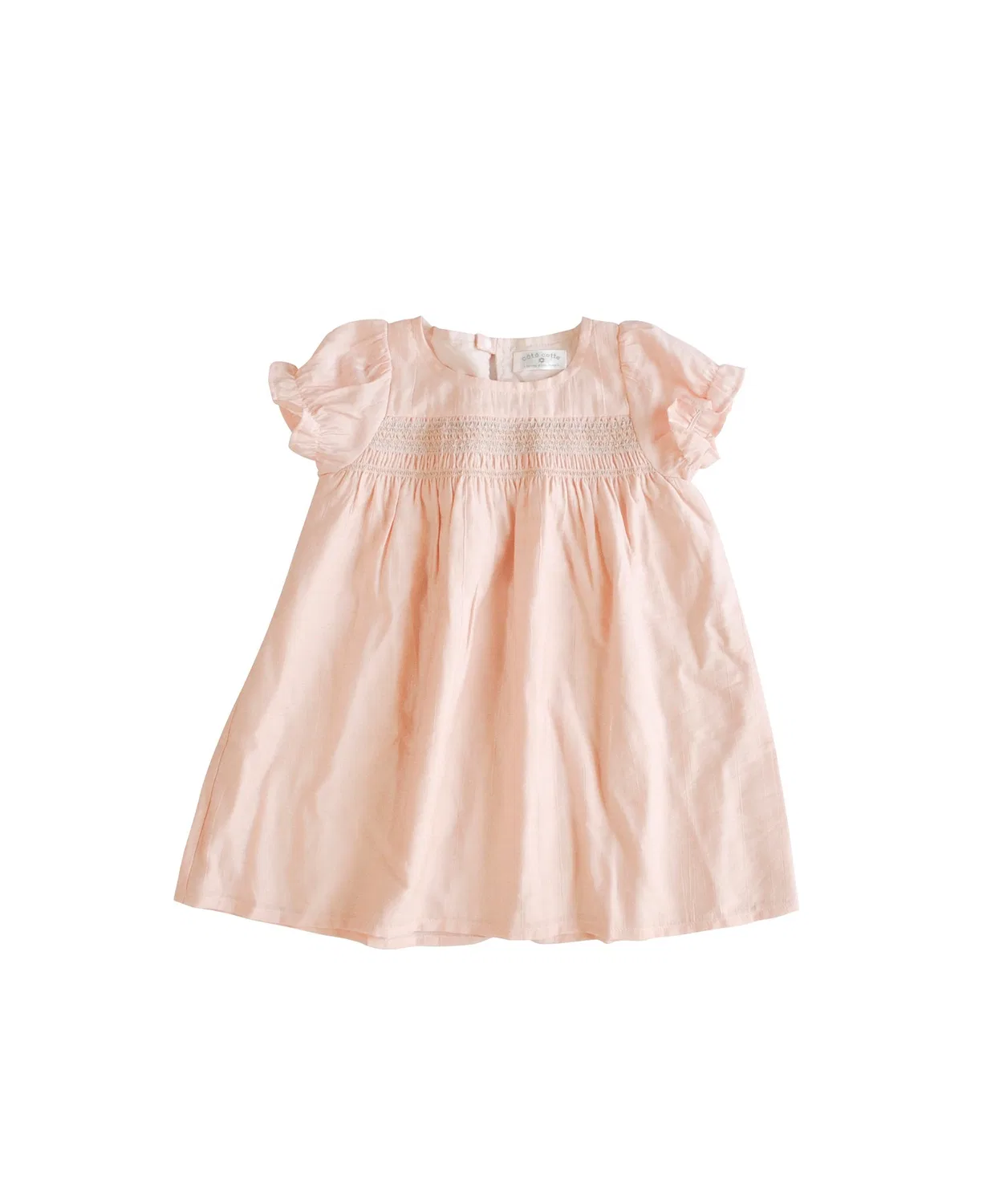 Детское платье для девочек с вышивкой coto cotte DADWAY, Pink — фото 2
