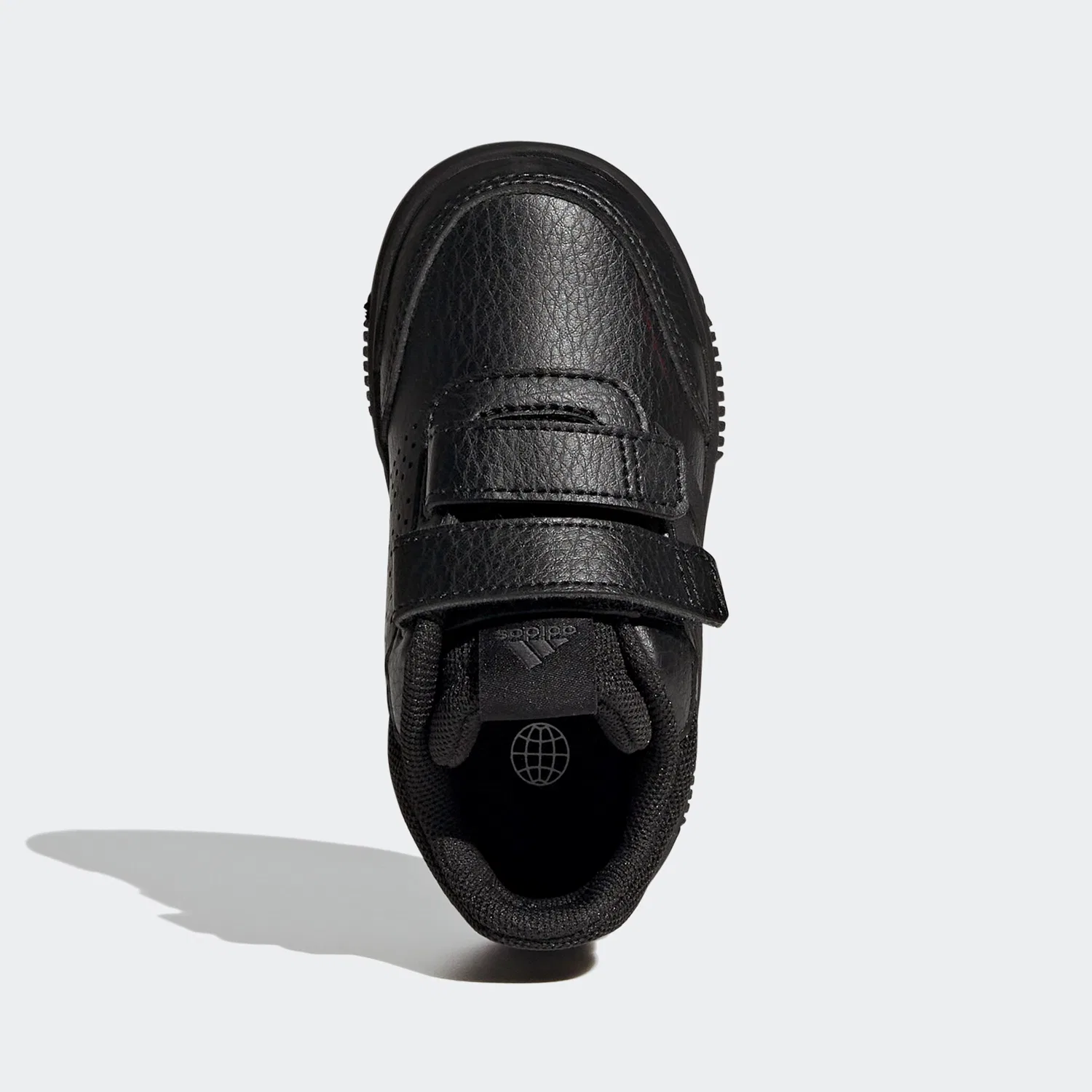 Детские кроссовки с липучками Adidas Sportswear, Core Black/Core Black/Grey Six — фото 4