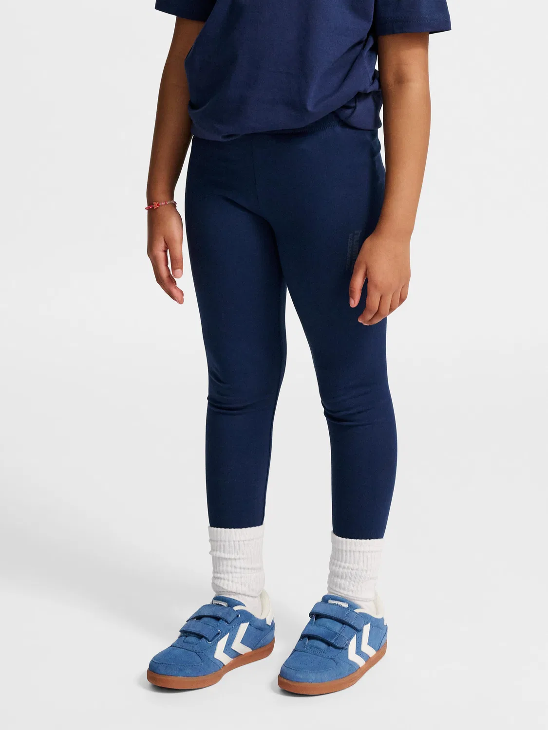 Детские леггинсы с регулируемой талией Hmljr Base Multisport Hummel, Blau Navyblau Gletscherblau