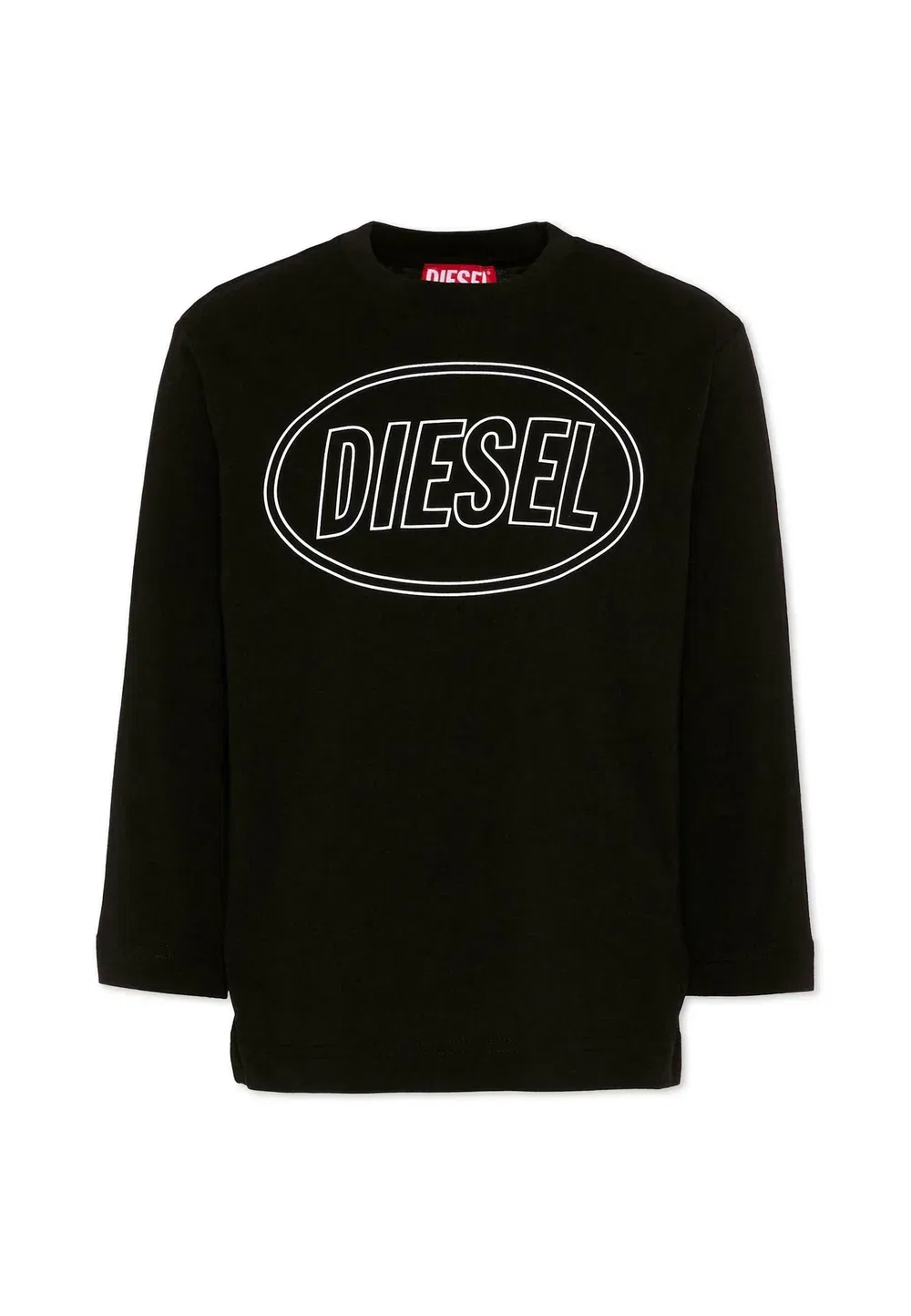 Футболка унисекс с длинными рукавами Diesel, Black
