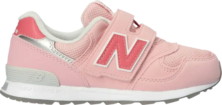 Кроссовки New Balance 313 Little Kid Wide 'Pink Silver', розовый — фото 2