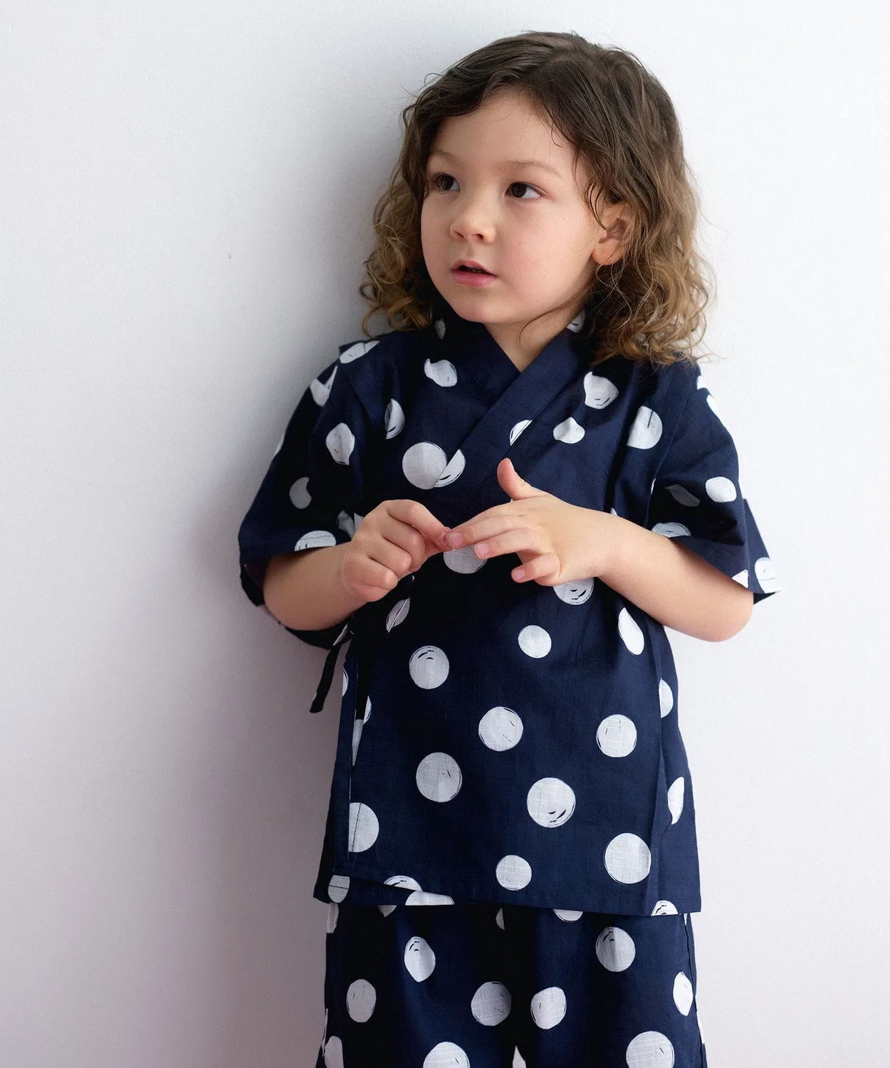 Детское кимоно с принтом Dot Kids green label relaxing, Brown — фото 4