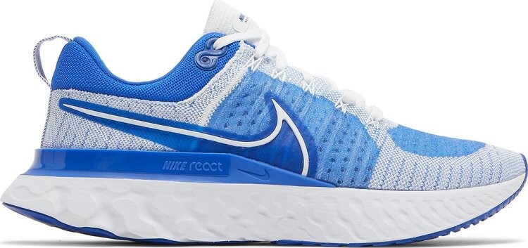 

Кроссовки Nike React Infinity Run Flyknit 2 'White Hyper Royal', синий
