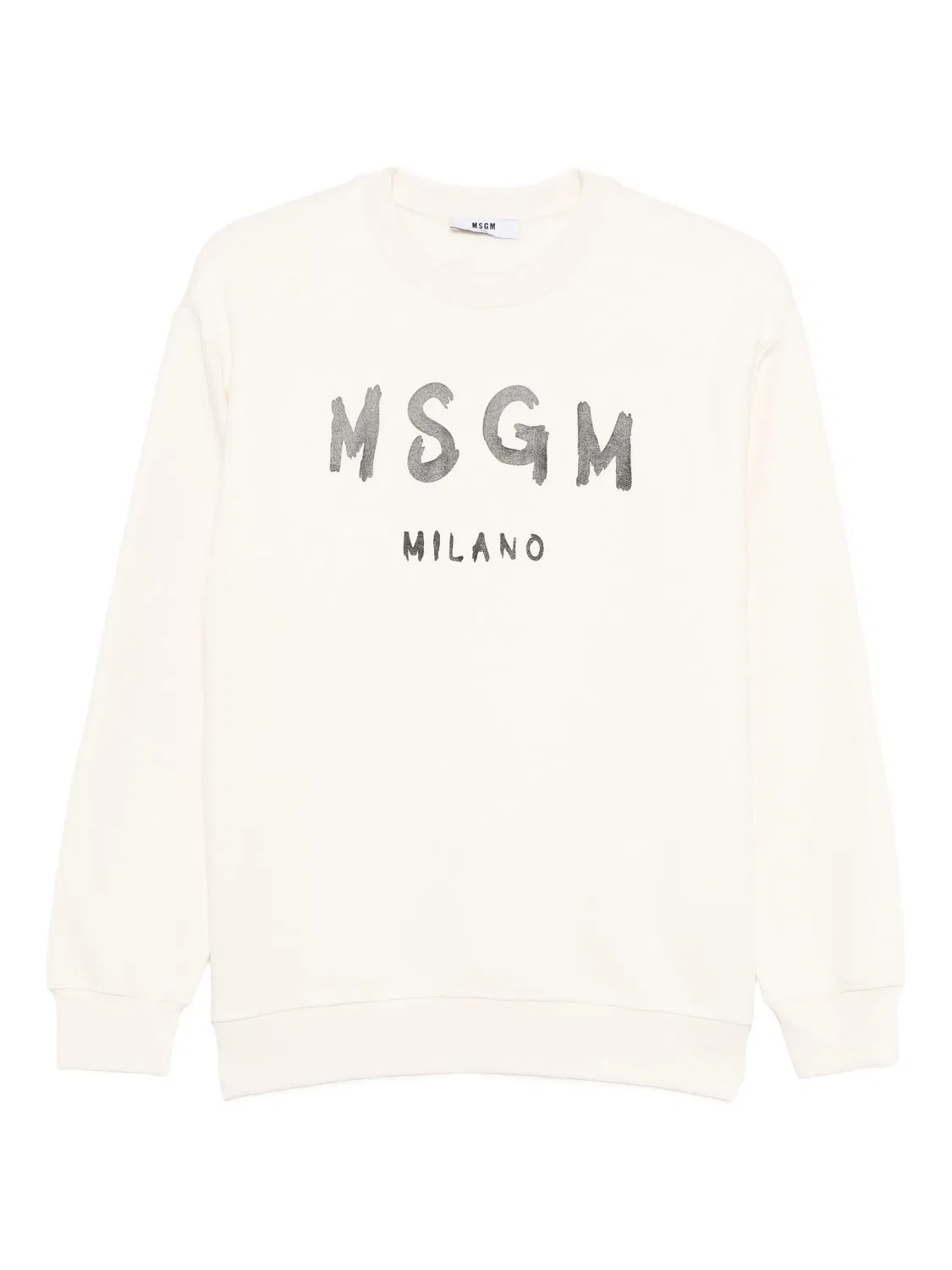 Свитшот с логотипом MSGM, кремовый