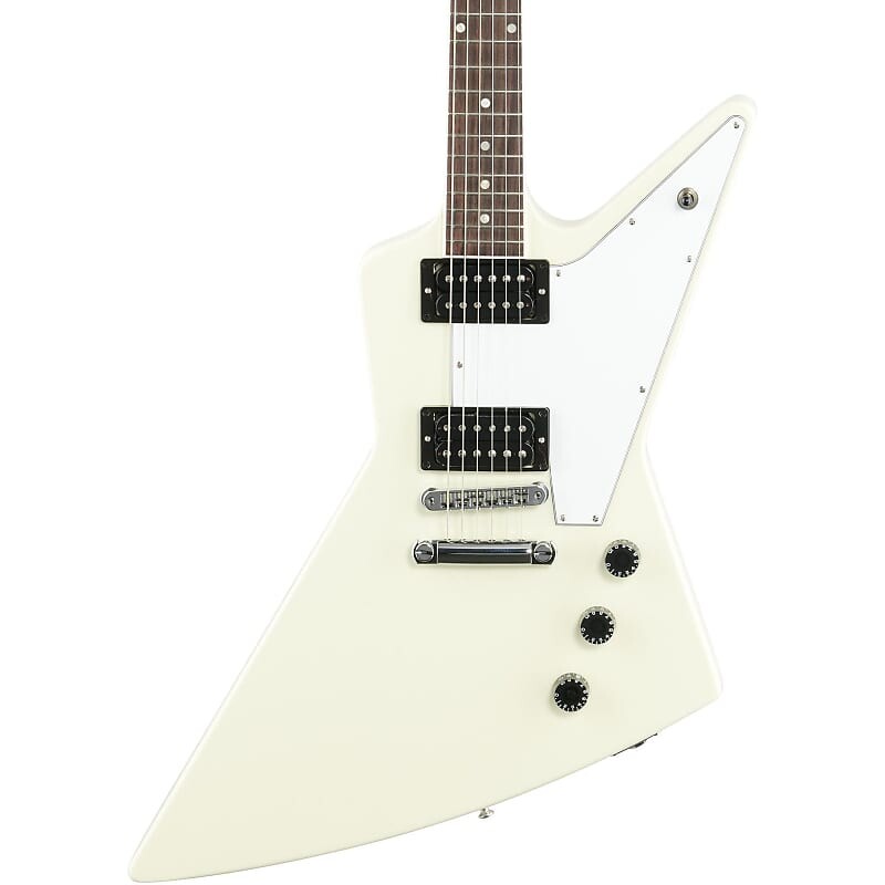 

Электрогитара Gibson '70s Explorer (с футляром), классическая белая DSXS00CWCH1