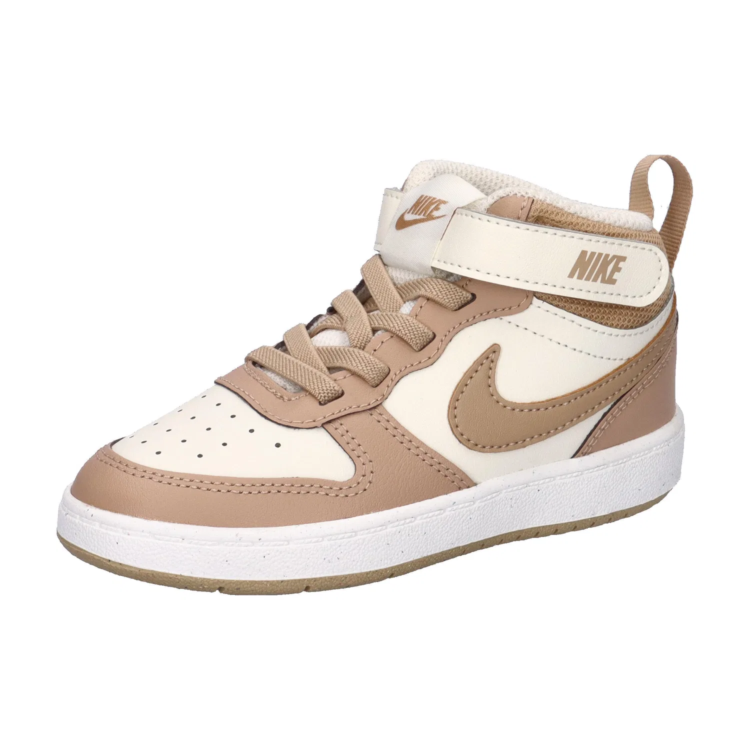 Детские кроссовки с высоким верхом Court Borough Mid 2 Nike, Creme