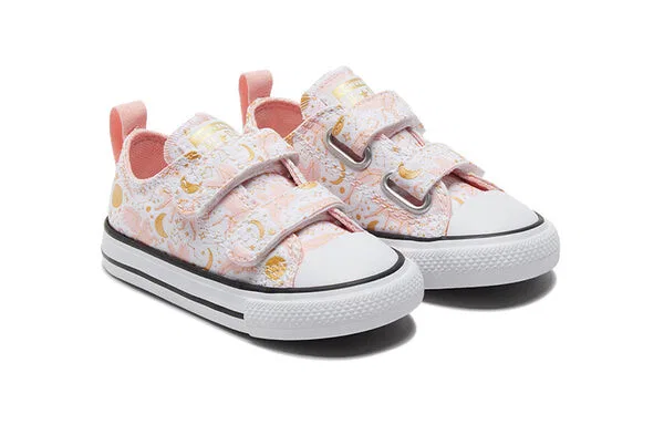 Кроссовки chuck taylor all star 2v canvas shoes pink/white Converse, розовый — фото 4