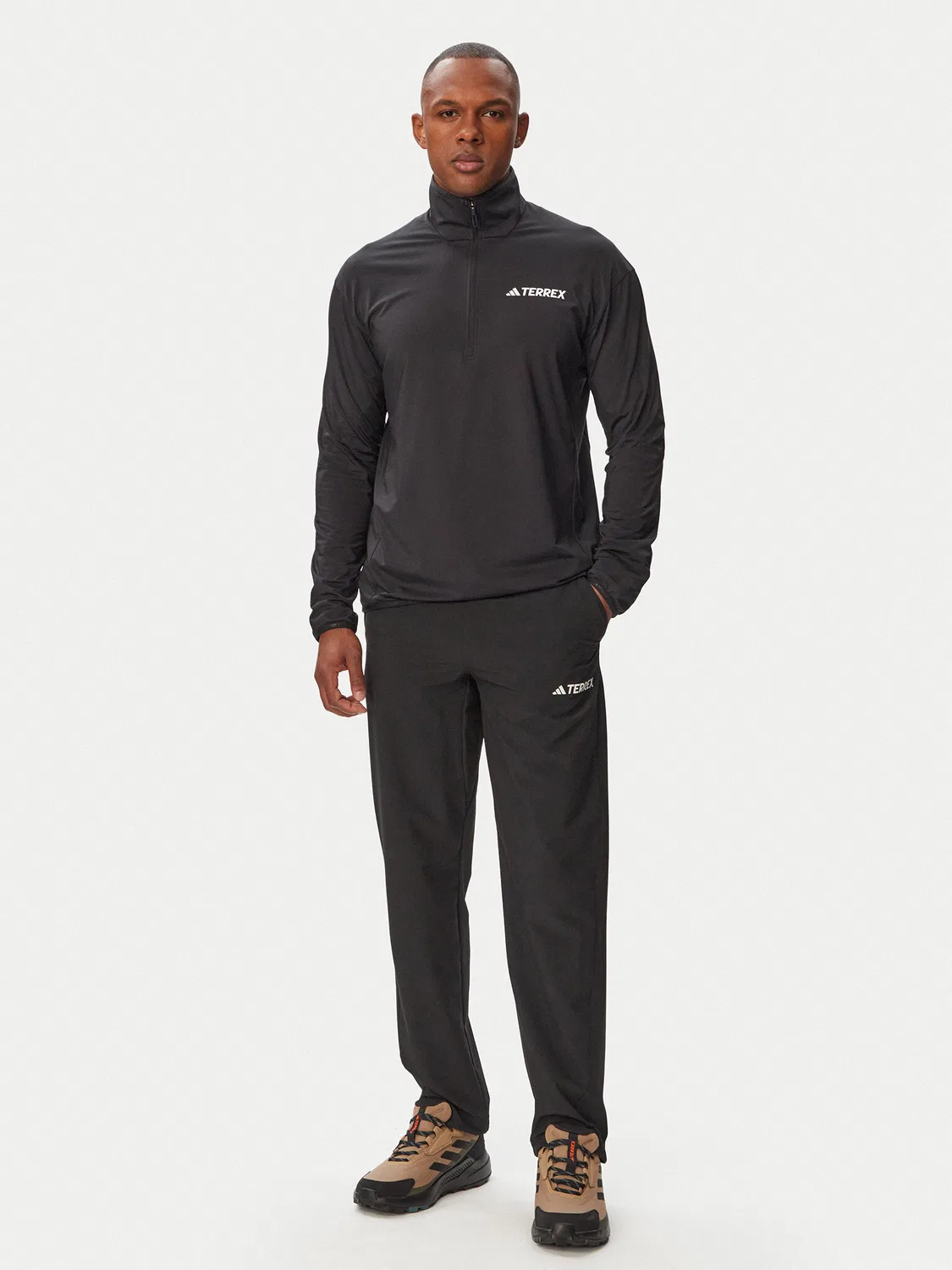 Мужская толстовка стандартного кроя Terrex Multi Climawarm Adidas, черный — фото 2