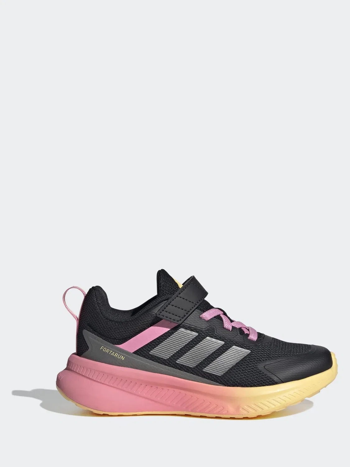 Кроссовки Fortarun 4.0 adidas, черный/розовый