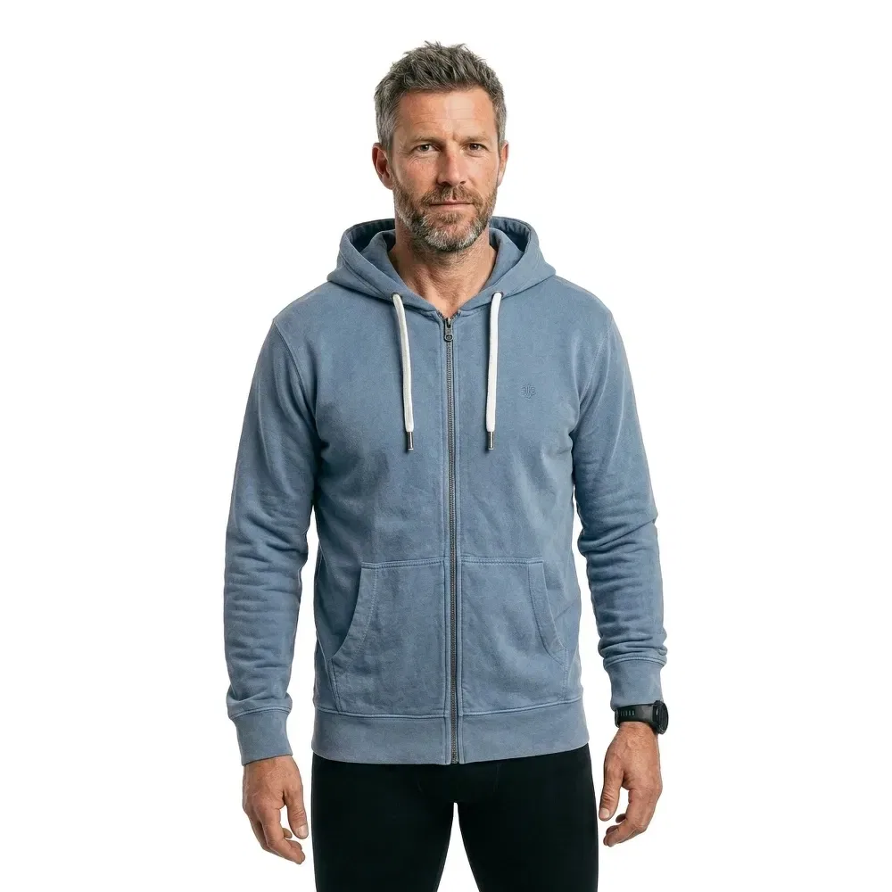 Худи на молнии Superdry Classic Essential, синий — фото 3