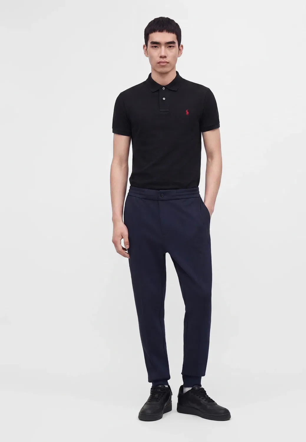 Спортивные штаны - брюки от спортивного костюма Polo Ralph Lauren, Newport Navy — фото 2