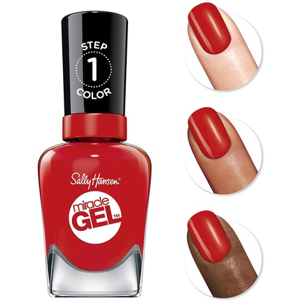 Гель-лак для ногтей Miracle Red Between The Lines 14,7 мл Sally Hansen — фото 2