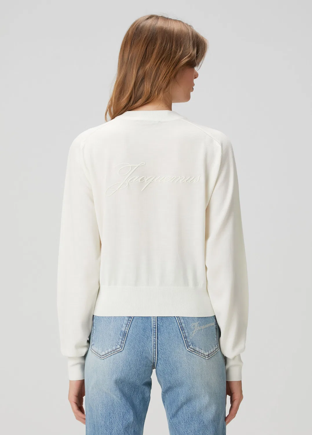Трико Jacquemus, кремовый — фото 4