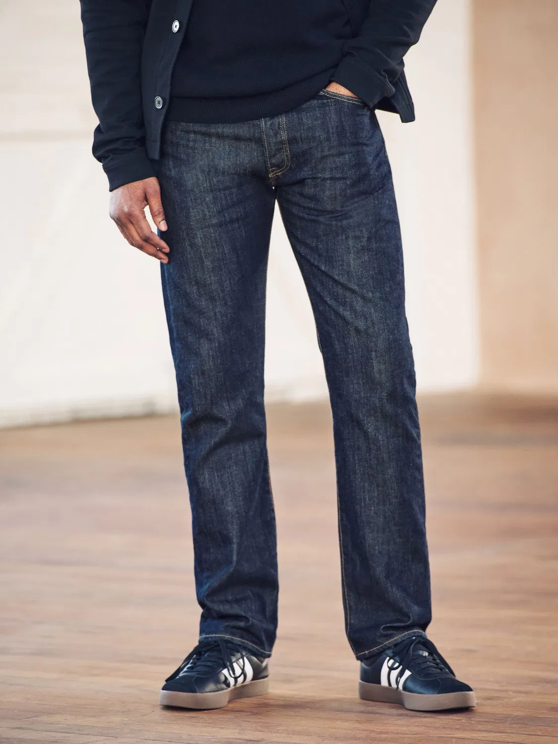 Джинсы прямые 501 Original Levi's, Marlon Dark Navy Blue Denim