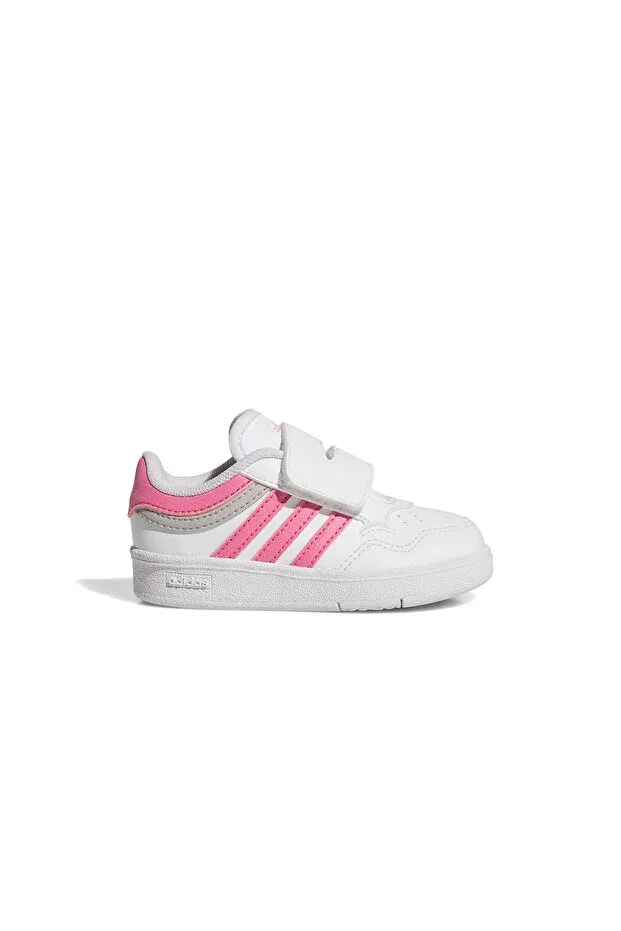 Детские кроссовки для девочек с липучками Hoops children's daily shoes Adidas, K0da-4