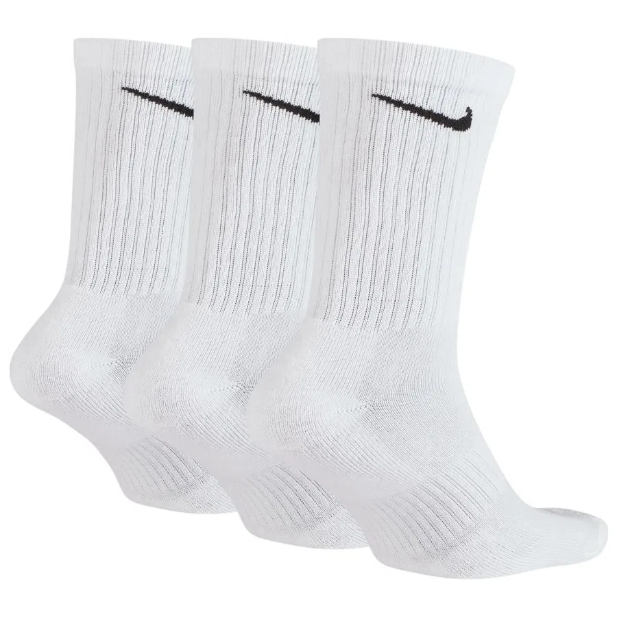 Комплект носков с мягкой подкладкой Nike Everyday Cotton Cushioned Crew, 42-46 см, Белый — фото 2