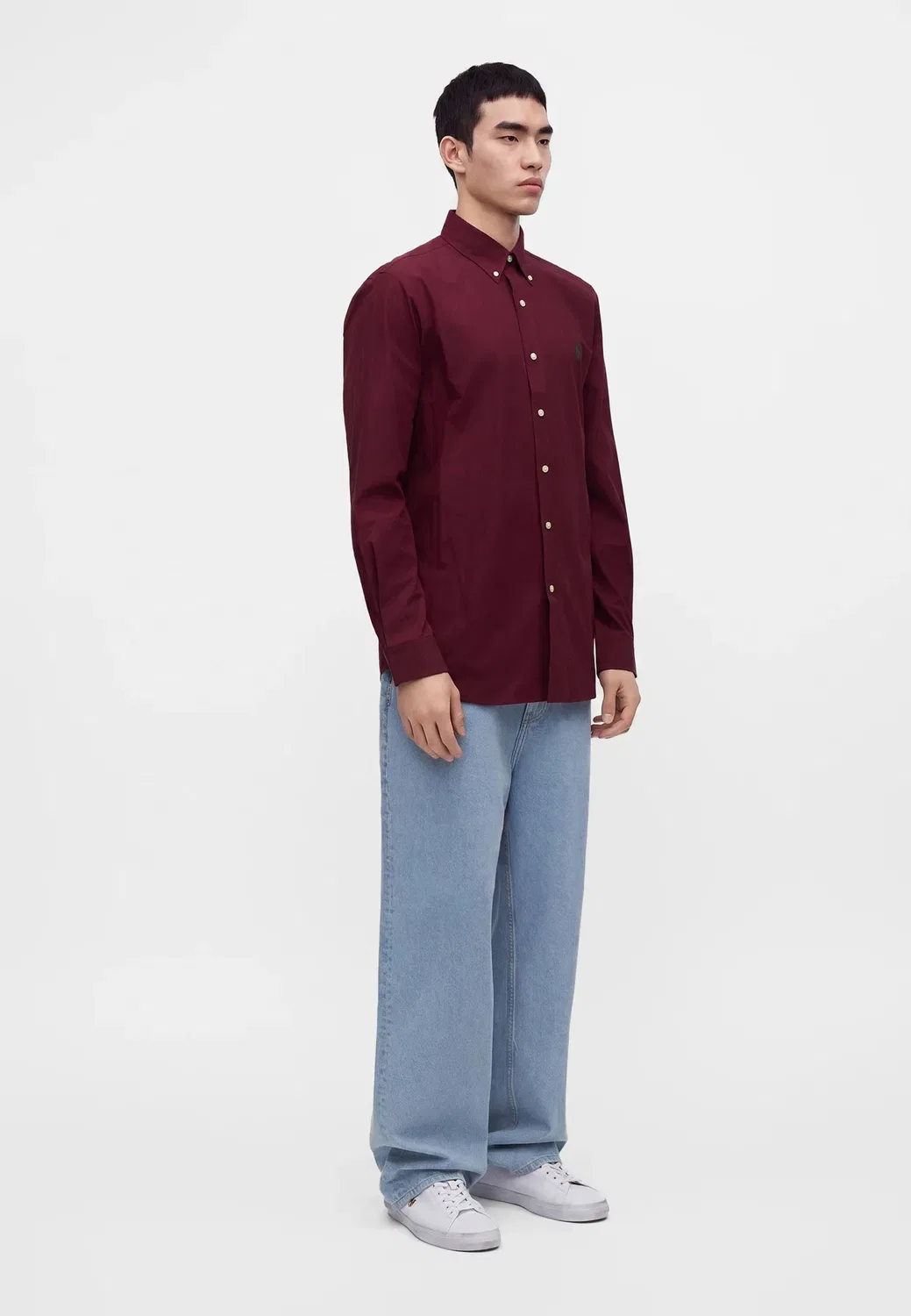 Рубашка Polo Ralph Lauren, Classic Wine — фото 4