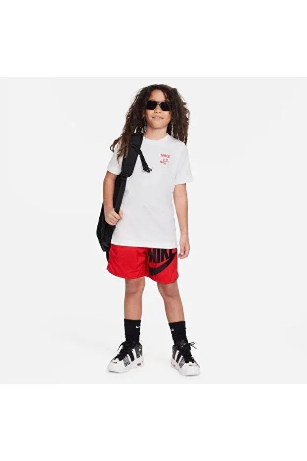 Детская футболка для девочек с принтом Sportswear Tee Create 2 Genc Cocuk Nike, White