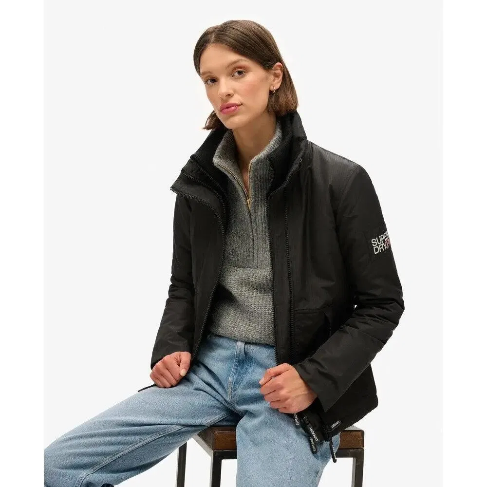 Женская ветровка для гор Superdry, Schwarz — фото 3