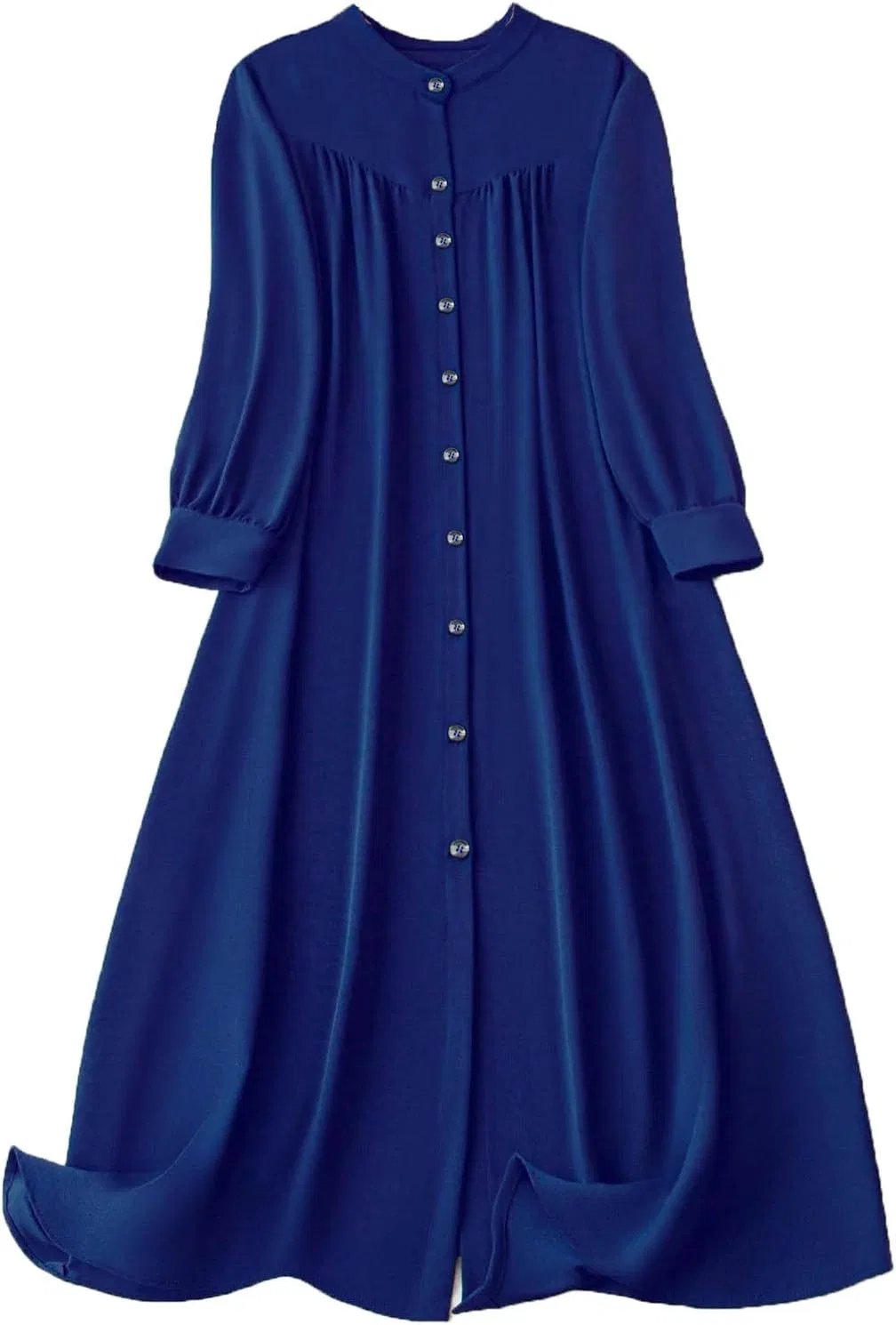 Женское повседневное платье миди Plus Size Dresses, Blue