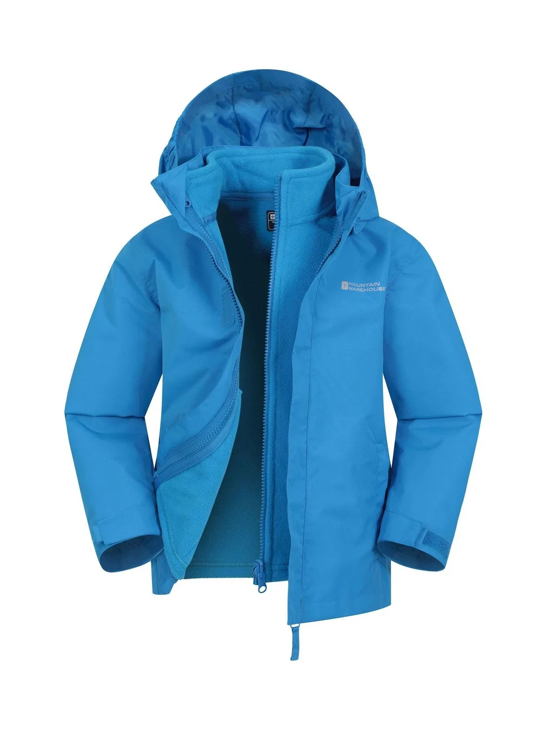Куртка 3-в-1, водонепроницаемая, Fell Mountain Warehouse, синий