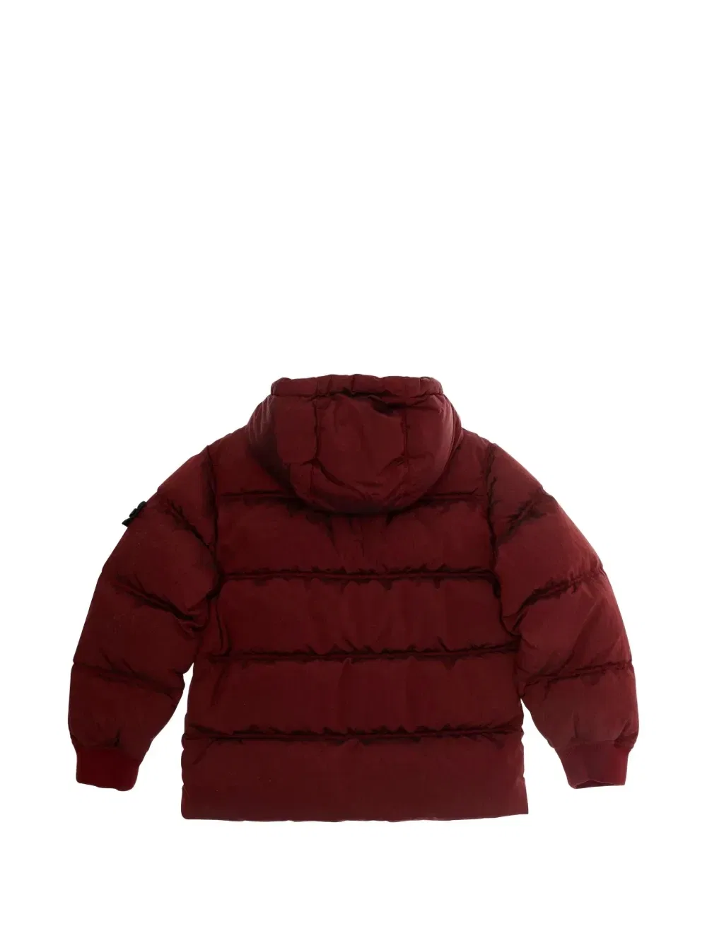 Пальто с подкладкой и нашивкой-логотипом Stone Island Junior, красный — фото 2