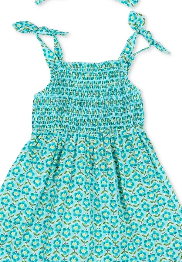 Платье хлопковое Day dress Mayoral, Light blue, светло-голубой — фото 3