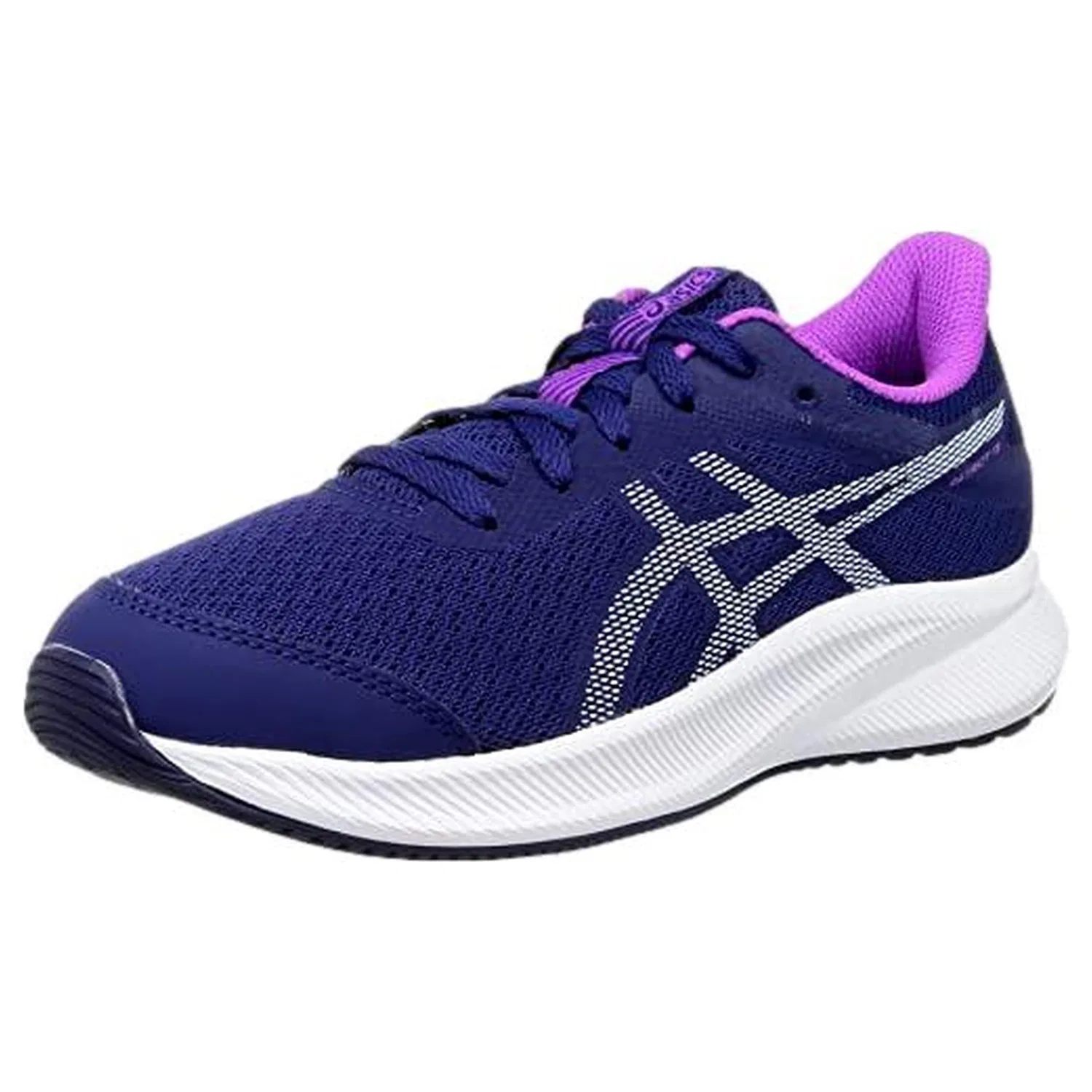 Детские кроссовки для девочек с EVA-амортизацией Patriot 13 Gs ASICS, Blue Dive Blue Soft Sky