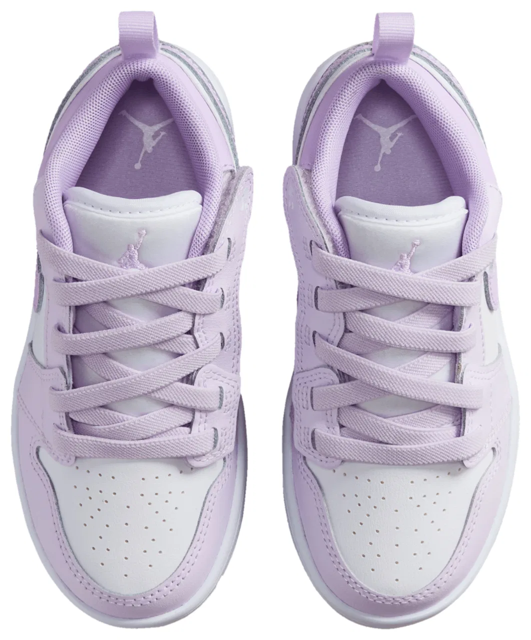 Кроссовки для девочек AJ 1 Low Jordan, цвет Barely Grape/White — фото 4