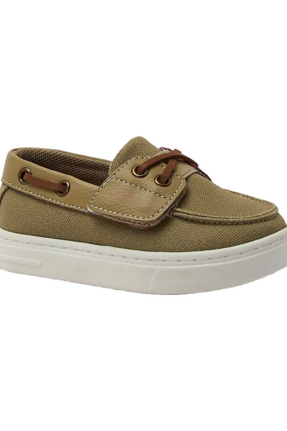 Детские туфли-лодочки на шнуровке с крючками Easy On Lands' End, Desert Tan