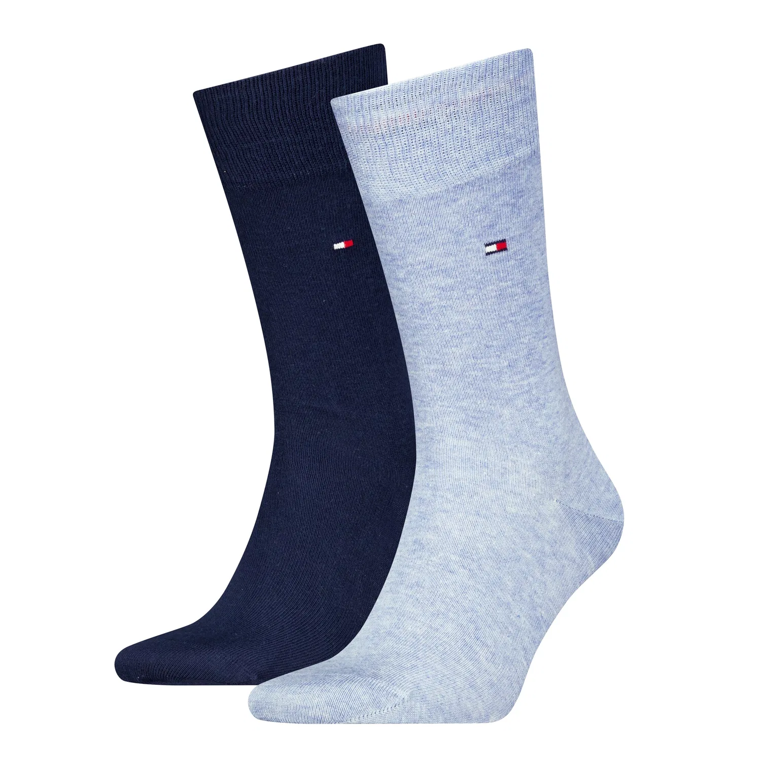 Мужские классические носки с логотипом Tommy Hilfiger, Light Blue Melange