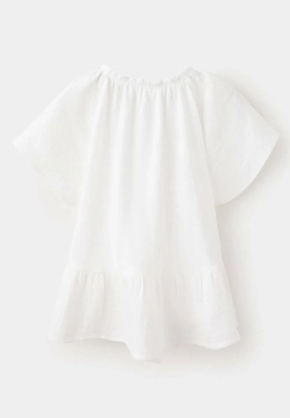 Детская - блузка Mango Kids, Off White — фото 2