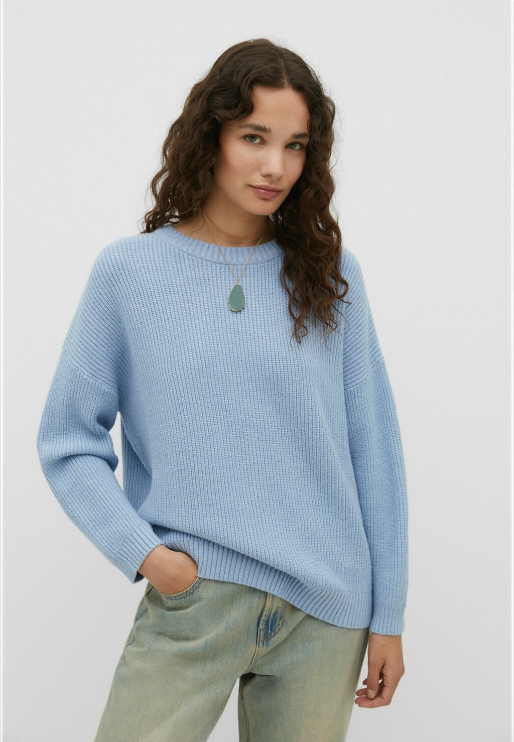 

Свитер Stradivarius, синий
