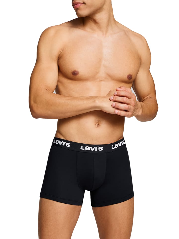 Levi´s Боксерские шорты LEVIS Men Repeat Logo Boxer 2P черного цвета — фото 3