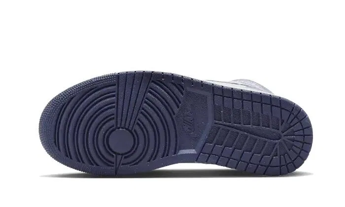 Детские кроссовки с принтом Air Jordan 1 Mid Jordan, Sky J Purple Barely Grape Guava Ice — фото 3