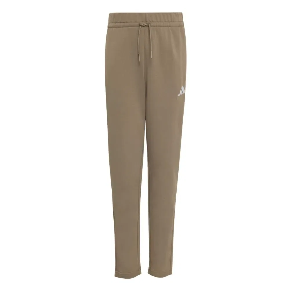 Детский спортивный костюм с капюшоном Essentials 3 Stripes French Terry Adidas, Beige — фото 4