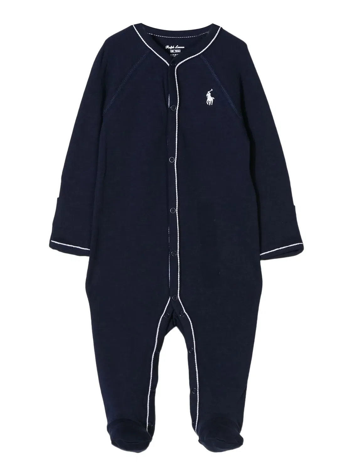 Пижама с вышивкой Pony, хлопок Polo Ralph Lauren, синий
