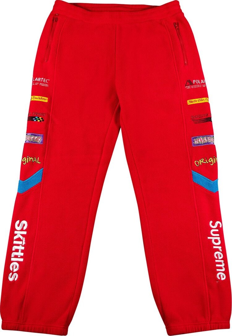 

Брюки Supreme x Skittles x Polartec Pant 'Red', красный