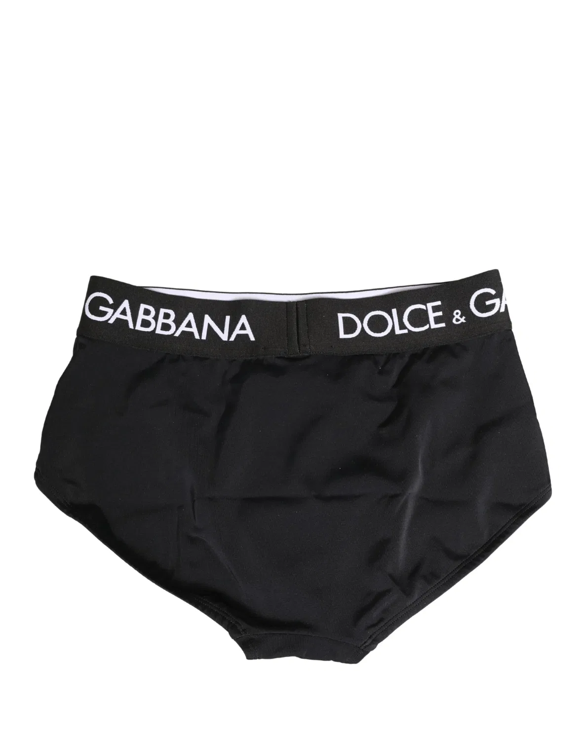 Женские трусы-слипы с логотипом на поясе Coulotte Panty Dolce & Gabbana, черный