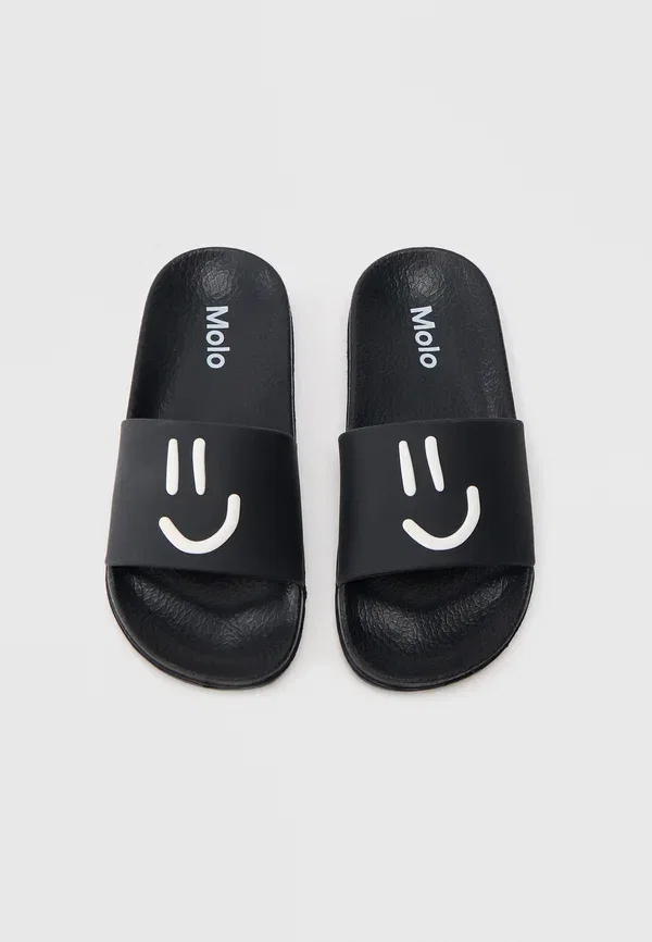 Шлепанцы из синтетики Zhappy unisex Molo, черный — фото 4